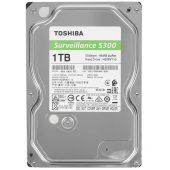 Жесткий диск для Видеонаблюдения HDD  1Tb TOSHIBA S300 Surveillance 5400rpm SATA3 3,5" HDWV110UZSVA