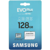 Карта памяти 128GB Samsung EVO Plus microSDXC+Adapter, Class 10, MB-MC128KA/EU