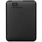 Внешний HDD Western Digital 1Tb Elements Portable 2.5" WDBUZG0010BBK-WESN USB3.0 Black. 