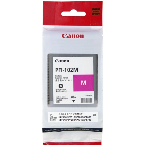 Cartridge Canon/PFI-102M/Designjet/№102/magenta/130 ml