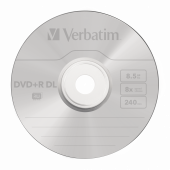 DVD-R Verbatim 8,5 Gb 8x 1штук BOX Dual Layer