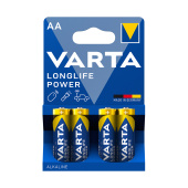 Батарейка АА VARTA  LR6/AA Longlife Power 4 1.5V (4 шт.)