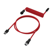 Кабель для механической клавиатуры HyperX USB-C Coiled 6J677AA красно-черный