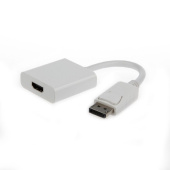 Переходник DisplayPort -> HDMI Cablexpert A-DPM-HDMIF-002-W, 20M/19F, белый, пакет