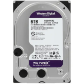 Жесткий диск для видеонаблюдения HDD  6Tb Western Digital Purple SATA 6Gb/s 256Mb 3,5" WD64PURZ