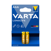 Батарейка AAA VARTA LR03/AAA Longlife Micro 1.5V (2 шт)