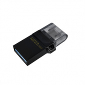 USB Флеш 128GB 3.0 Kingston OTG DTDUO3G2/128GB черный