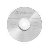 Диск CD-R Verbatim (43343) 700MB 50штук 