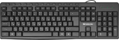 Клавиатура проводная Defender Action HB-719 (Черный), USB, ENG/RUS,мультимедиа 117 кн., НОВИНКА!