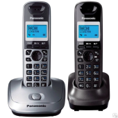 Радио-телефон Panasonic KX-TG2512RU2 +дополнительная трубка , Серый\Темно-серый