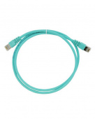 3M FQ100007381 Коммутационный кабель кат. 6А, экранированный, S/FTP, RJ45-RJ45, бирюзовый, LSZH, 2 м