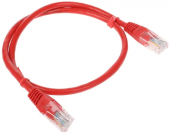 Патч-корд UTP Cablexpert  PP12-0.5M/R кат.5e, 0.5м, литой, многожильный (красный)