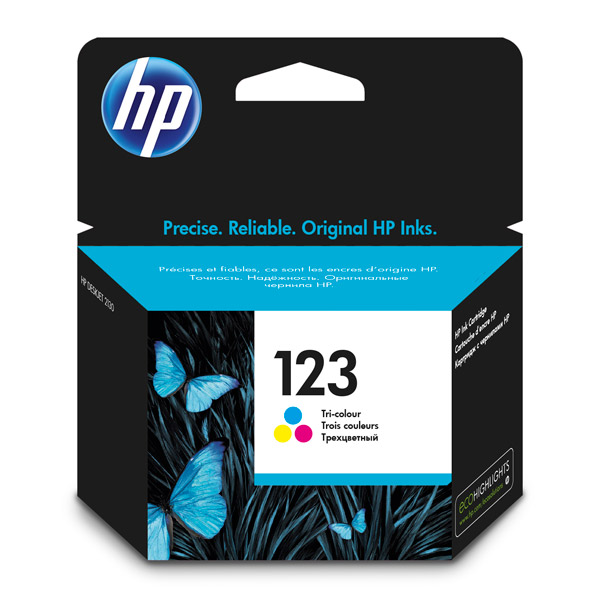 Cartridge HP Europe/F6V16AE/Ink/№123/tri-colour/2 ml