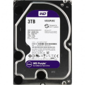 Жесткий диск для видеонаблюдения HDD 3Tb Western Digital Purple SATA 6Gb/s 64Mb 3,5" WD30PURZ 