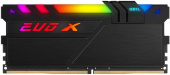 Оперативная память  16GB Kit (2x8GB) GEIL DDR4 PC4-24000 3000MHz EVO X II Black с RGB подсветкой 16-18-18-36 GEXSB416GB3000C16ADC Retail Pack