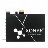 Звуковая карта ASUS XONAR AE, SB 7.1, 192KHz/24bit, 110dB SNR, Gaming Soundcard, PCI-Ex1, retail