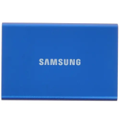 Внешний SSD 2000Gb Samsung T7 USB 3.2 Gen.2 (10 Гбит/c) AES 256 Синий, MU-PC2T0H/WW