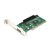 Контроллер PCI to 1хeSATA (ext) + 2хSATA (int) + 1хIDE (int), Deluxe DLC-SI