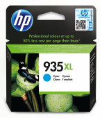 HP 935XL, Оригинальный струйный картридж HP увеличенной емкости, Голубой (C2P24AE)