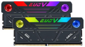 Оперативная память 32GB Kit (2x16GB) GEIL EVO V RGB 8000Mhz DDR5 PC5-64000 GESG532GB8000C38ADC Black
