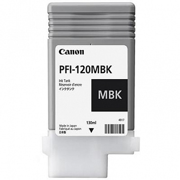 Cartridge Canon/PFI-120MBK/Desk jet/matte black/130 ml