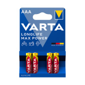 Батарейка AAA VARTA LR03/AAA Longlife Power Max Micro 1.5V (4 шт.)