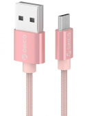 Кабель Micro B ORICO MTF-10-PK (BP) <USB2.0 A to Micro B, 1M, Pink>