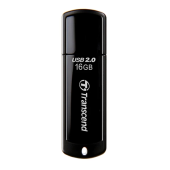 USB Флеш 16GB 2.0 Transcend TS16GJF350 черный