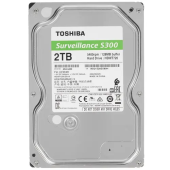 Жесткий диск для Видеонаблюдения HDD  2Tb TOSHIBA S300 SATA3 5400rpm 128Mb 3,5" HDWT720UZSVA