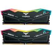 ОЗУ Team Group, T-Force Delta RGB 64GB Kit, DDR5 (2x32GB), 6000Mhz, CL38-38-38-78,  1.3V, FF3D564G6000HC38ADC01