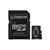 Карта памяти MicroSDXC 64Gb Kingston class 10 с адаптером SD