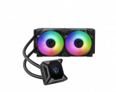 Водяное охлаждение для CPU MSI MPG CORELIQUID K240 V2. Socket Intel/AMD, 4pin, Fan 2x120см, ARGB