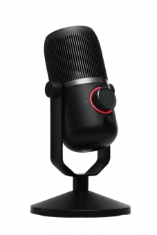 Микрофон Thronmax M4 Mdrill ZeroPlus Jet Black 96Khz <конденсаторный, двунаправленный, Type C plug, 3.5mm, RGB>