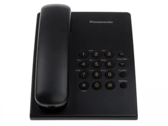 Телефон Panasonic KX-TS2350RUB, Черный