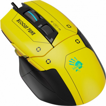 Мышь игровая Bloody W70-Max Punk yellow