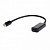 Переходник miniDisplayPort - HDMI, Cablexpert A-mDPM-HDMIF-02, 20M/19F, кабель 15см, черный, пакет