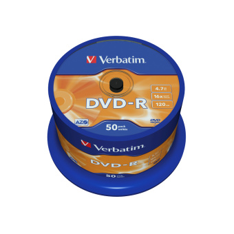DVD+R Verbatim 4,7 Gb 16x 50шт