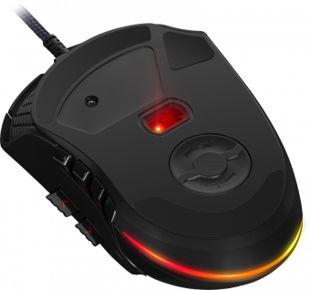 Мышь проводная игровая оптическая Defender Oversider GM-917 RGB,12 кнопок,12000dpi, НОВИНКА!