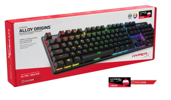 Клавиатура игровая HyperX Alloy Origins HX-KB6RDX-RU (4P4F6AX#ACB)
