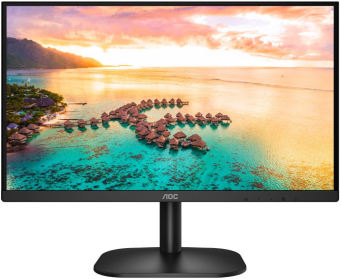 Монитор AOC 24B2XH IPS,23,8",16:9 FHD(1920x1080x75 Hz),250cd/m2,1000:1,20M:1,178/178,4ms,VGA,HDMI,Black