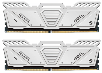 Оперативная память 32GB Kit (2x16GB) GEIL Polaris 5600Mhz DDR5 PC5-44800 GOW532GB5600C46DC White