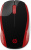 Оптическая беспроводная мышь HP 2HU82AA, 200 Empress Red, 1000 dpi, USB, 2.4 ГГц, красный