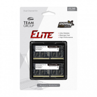 Оперативная память для ноутбука 32GB Kit (2x16GB) DDR4 3200Mhz TG ELITE SO-DIMM TED432G3200C22DC-S01