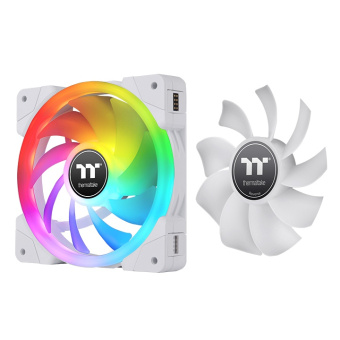 Кулер для компьютерного корпуса Thermaltake SWAFAN EX14 RGB PC Cooling Fan White (3-Fan Pack)