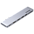 Конвертер Ugreen CM356 Dual USB-C To 2*USB 3.0 A+USB-C Female+ 2*HDMI+TF/SD Converter Gray, 80548
