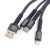 Интерфейсный кабель LDNIO 3 in 1 LC93 3.4A Nylon 1.2м Серый