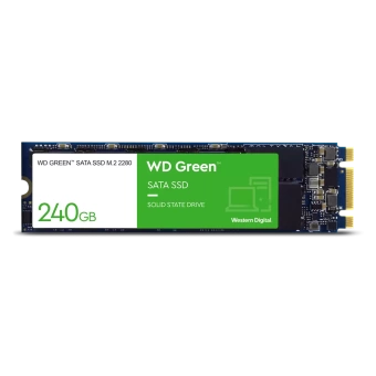 Твердотельный накопитель  240GB SSD WD GREEN 2.5” SATA3 R545Mb/s W465Mb/s  7мм WDS240G3G0A