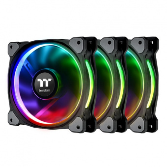 Кулер для компьютерного корпуса Thermaltake Riing Plus 14 RGB Radiator Fan TT Premium Edition (3-Fan