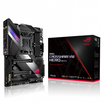 Материнская плата ASUS ROG CROSSHAIR VIII HERO(WI-FI) X570 AM4 4xDDR4 8xSATA RAID 3xM.2 10xUSB3.2