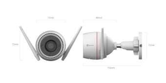 WiFi Камера, Ezviz H3C 3MP (CS-H3C-R100-1K3WKFL)